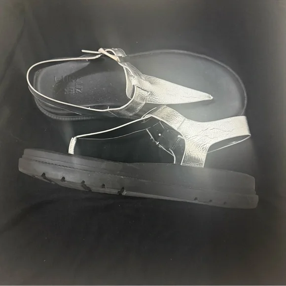 Silver Women's Sandals - Picture 3 of 5